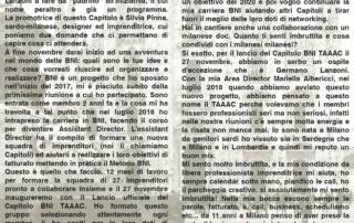 REPORT-PINNA-milano-all-news Articolo del lancio del capitolo TAAAC, di Pinna Silvia