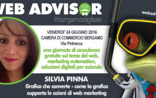 come-la-grafica-supporta-le-strategie-di-mkt-realtrice-web-advisor -24-06-2016 Locandina evento web advisor, Silvia Pinna