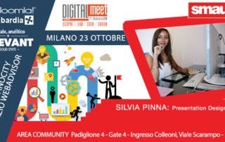 come-realizzare-presentazioni-efficaci-realtrice-smau -23-10-2018 Locandina partecipazione SMAU Silvia Pinna