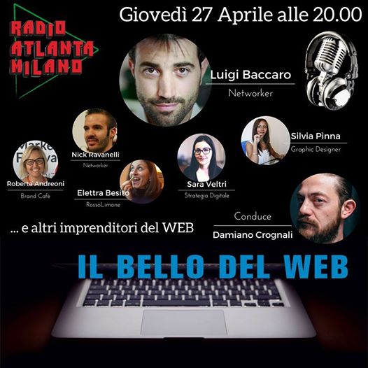 Locandina Silvia Pinna intervista in radio